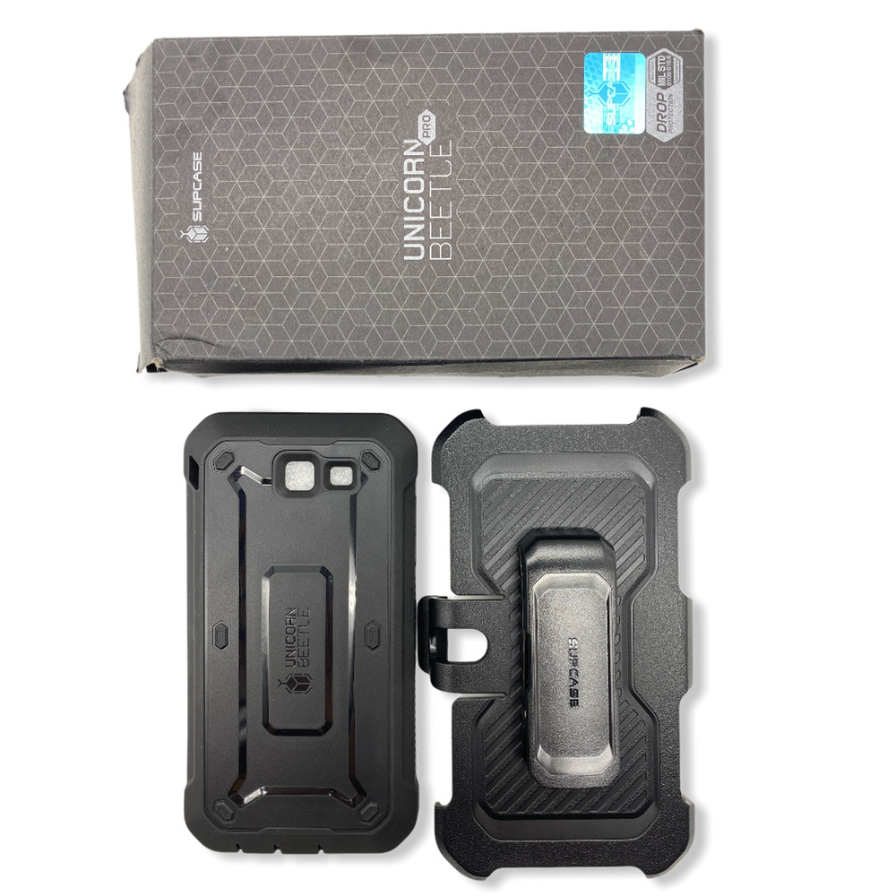 Supcase Black Heavy Case Galaxy J3 Holster Clip